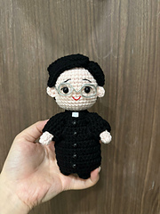 Catholic Priest Amigurumi Pattern