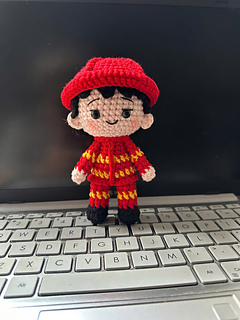 Firefighter Doll Crochet