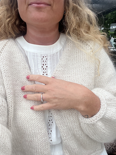 Lines chunky cardigan - Bjørheim