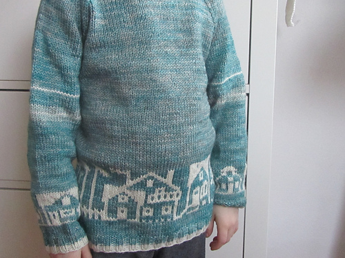 Liten bygenser med raglanfelling - Lenerl