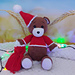 Bear Santa pattern 