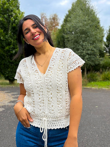 Petal Lace Top