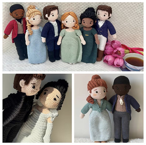 Regency Style dolls Bridgerton - Set of 10