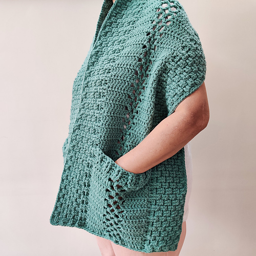 I Love Texture Pocket Shawl photo 8