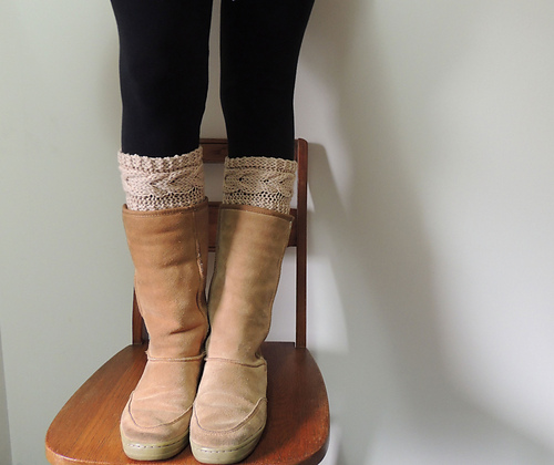 Grace Cable Boot Cuffs photo 4