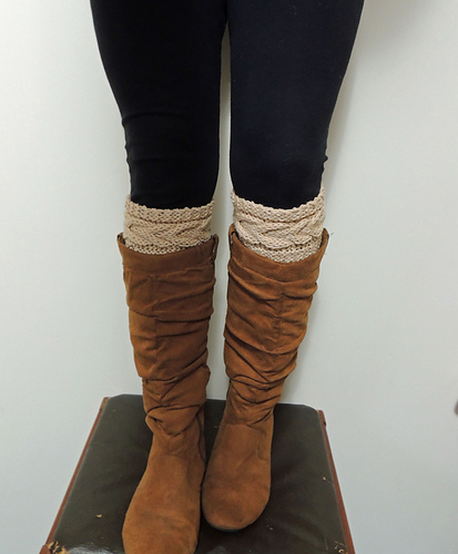 Grace Cable Boot Cuffs photo 2