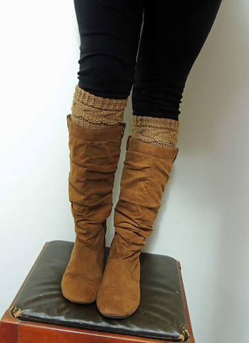 Grace Cable Boot Cuffs photo 5