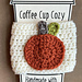Pumpkin Coffee Cup Cozy pattern 