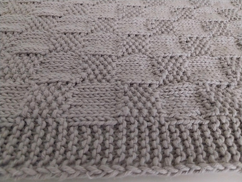 Chequered Baby Blanket