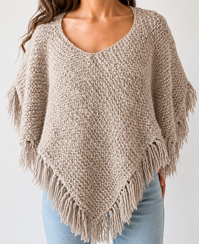 Easy Boho Poncho