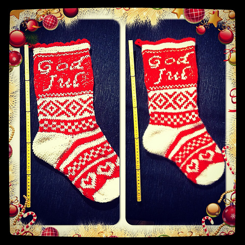 Julestrømpe - L.Schei