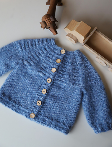 Chunky Luffa Mini Cardigan