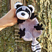 Raccoon Baby Snuggler pattern 