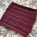 Sampler Cowl pattern
