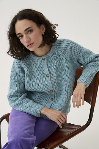 【MODERNIF】Perch Round Cardigan Eva Cashmere Cropped Cardigan-Rich Emerald | Boden USA