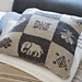 Little Folk Cushion pattern 