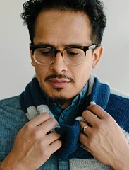 Fletcher striped scarf
