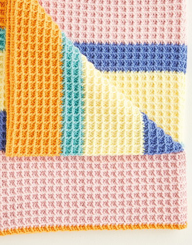Crochet Waffle Stitch Blanket 5415 - 2021 Sirdar