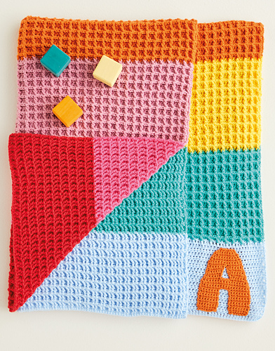 Crochet Waffle Stitch Blanket 5415 - 2021 Sirdar