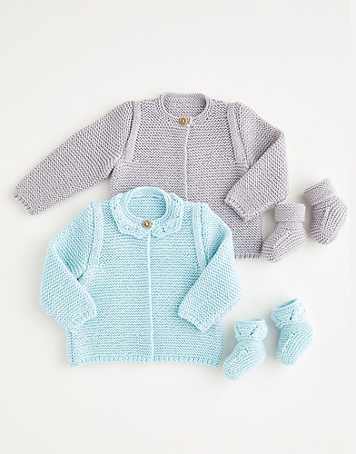 Cardigan and Booties 5386 photo 1
