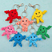 Circle Shape Pals Key Fob pattern