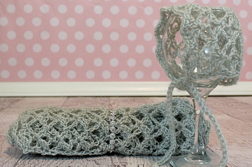 Lizbeth's Lace Bonnet and Wrap photo 2