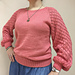 Pink Raglan Sweater pattern 