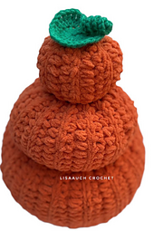 Crochet Pumpkin Stack - FREE PATTERNS