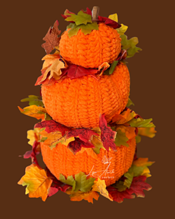 Crochet Pumpkin Stack - FREE PATTERNS