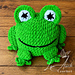 Froggy Frog crochet Doorstop pattern pattern