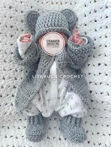Megans Easy Crochet Baby Cardigan photo 2