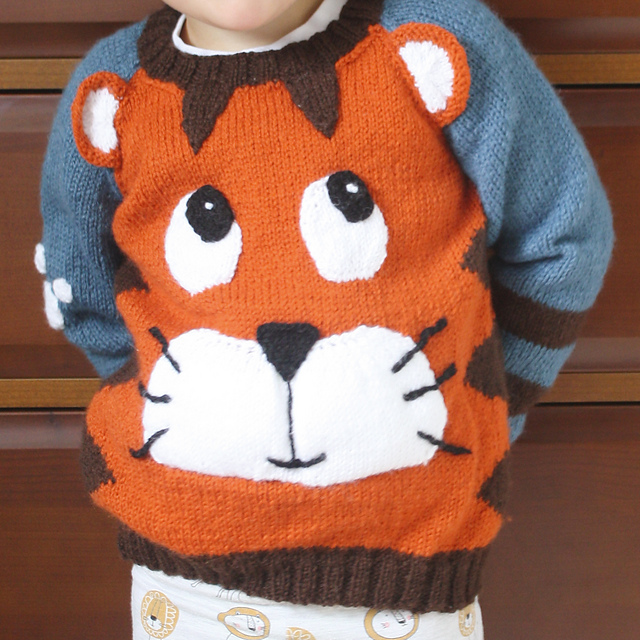 Ravelry: Bashful Tiger Jumper pattern 