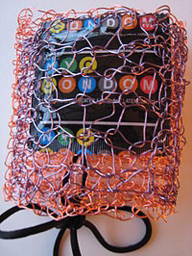 Condom Amulet Wire Bracelet photo 2