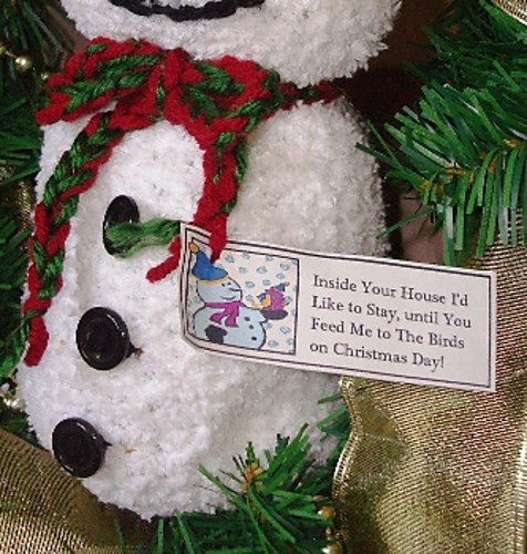 Bird Seed Snowman photo 2