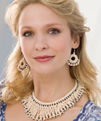 Beaded Necklace and Earrings photo 3