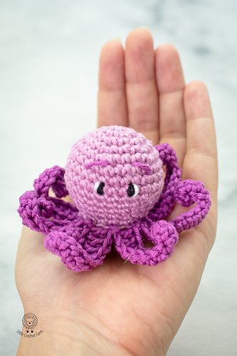 Baby octopus no sew amigurumi - Ana Carolina Figueiredo