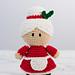 Mrs. Claus amigurumi pattern 