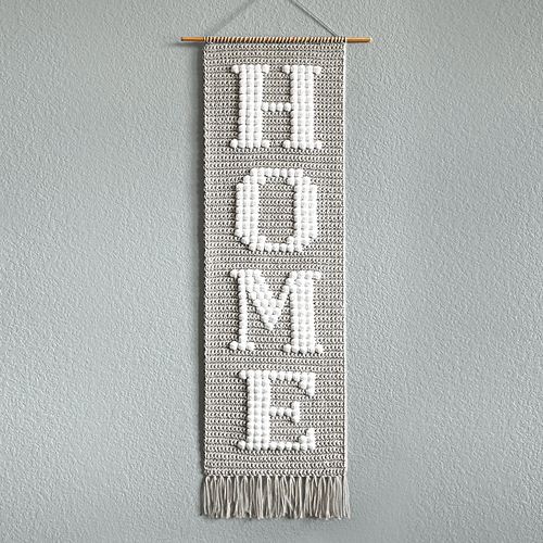 Ravelry Home Wall Hanging pattern by Bagley