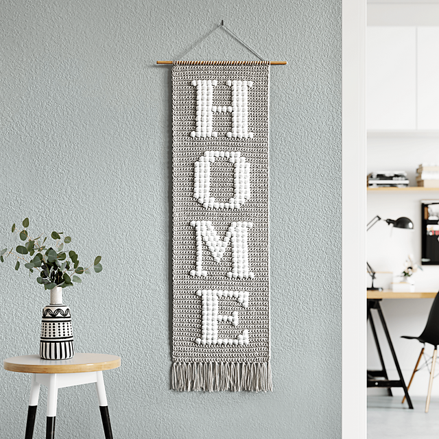 Ravelry Home Wall Hanging pattern by Bagley