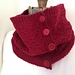 Buttoned Cowl pattern 