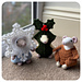 Christmas Mousefits, Snowflake, Holly & Turkey pattern 