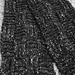 Fluffy Checkerboard Scarf pattern 