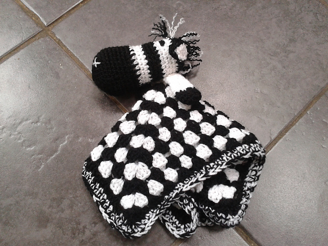 zebra lovey