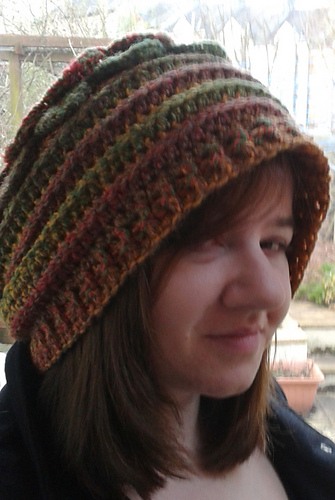 Autumn Leaves Crocodile Stitch Cowl & Ear Warmer photo 2