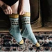 Cabin Bound Socks pattern 