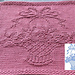 Nr. 823 - basket with flowers 65 stitches pattern 