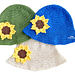 Sunflower Bucket Hat pattern 