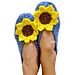 Sunflower Slippers pattern 