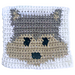 Wolf square pattern 