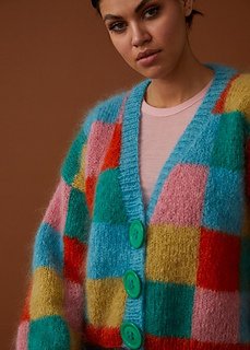 Lazy oaf 2024 checkerboard cardigan